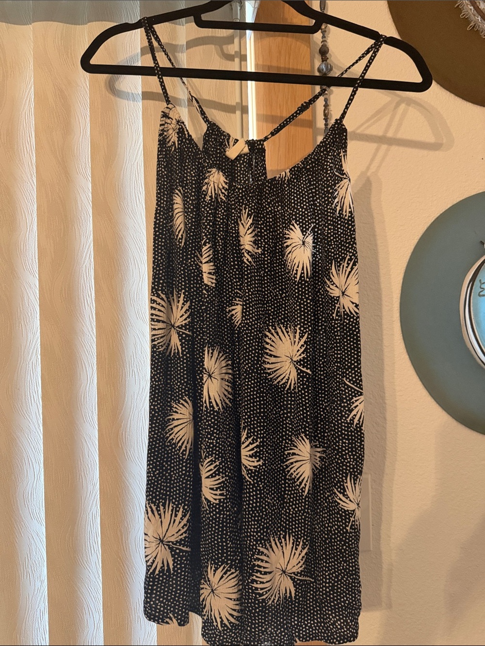 Black and White Spaghetti Strap Sundress